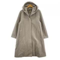 MICHEL KLEIN ミッシェルクラン  ノーカラーコート size38/グレージュ