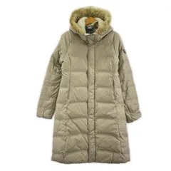 PUMA プーマ フーディー ダウンコート sizeS/ライトベージュ