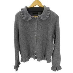 ザラ ZARA フリルトリム ニットカーディガン レディース import：L 