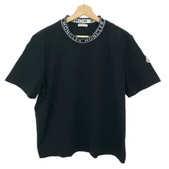 MONCLER モンクレール 半袖カットソー/SS　TSHIRT サイズ:XL レタリングロゴ 25ｓｓ   ブラック メンズ / 241011012619