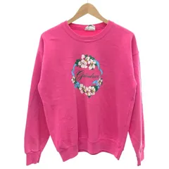 Lee　スウェット　90s vintage　90年代　OLD　長袖　トレーナー　トップス　クルーネック　裏起毛　プリント　USA製　アメカジ　古着