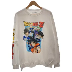 DRAGONBALLZ　スウェット　長袖　トレーナー　トップス　クルーネック　裏起毛　キャラクター　ドラゴンボールZ　古着