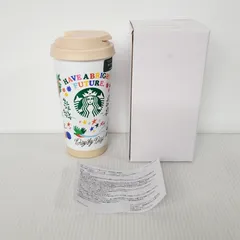 【中古美品】 スターバックス リサイクルステンレス ToGoロゴタンブラー ホワイト 473ml 【105-260116-yn-02-izu】