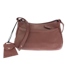 中澤鞄 ナカザワカバン ショルダーバッグ  レザー    ブラウン レディース / 240001181451
