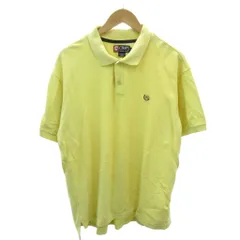 チャップス CHAPS ラルフローレン ヴィンテージ ポロシャツ ロゴ 刺繍 半袖 XL 黄 イエロー 0113