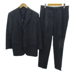 コジファントゥッテ Cosi Fan Tutte 美品 スーツ セットアップ ジャケット パンツ 背抜き 3B ストライプ 46 紺 ネイビー 0112