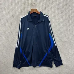アディダス カジュアル 刺繍 ロゴ スポーティー トラックジャージ ジャージ ジップアップ 110 A04655