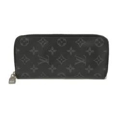 LOUIS VUITTON ルイ・ヴィトン ジッピーウォレット ヴェルティカル LVロゴ フラワー ブラック 新型 ラウンドファスナー 札入れ カードケース コインケース モノグラム エクリプス ノワール 長財布 M62295