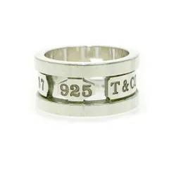 【中古】TIFFANY&Co. ティファニー シルバー 1837 エレメント リング 7.5g 925刻印 521962 リング・指輪