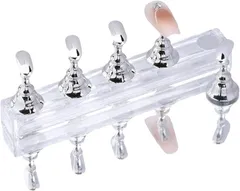 I'm so happy ネイルチップスタンド 磁石 土台 固定 台座 置き台 制作 ネイルアート 10本セット (シルバー)