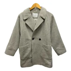 スローブ イエナ SLOBE IENA  コート ミドル 長袖 ナイロン混 無地  グレー