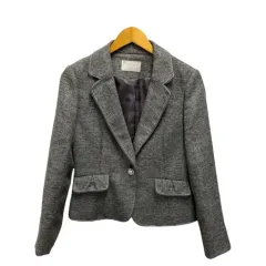 エニィスィス エニシス anySiS ジャケット 長袖 無地 ポリエステル 3 グレー