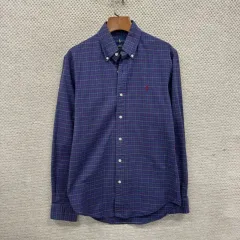 ポロラルフローレン カジュアル 刺繍 ロゴ スリムフィット シャツ S A04658