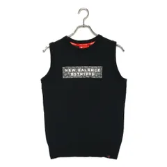 中古 レディース ニューバランスゴルフ New Balance golf ベスト 2(L) 濃紺 ニット クルーネック