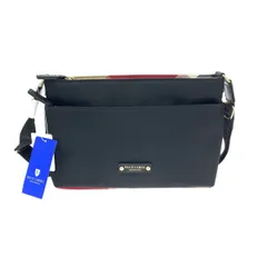 BLUE LABEL CRESTBRIDGE ブルーレーベルクレストブリッジ ショルダーバッグ  ナイロン/チェック柄    ブラック レディース / 240001180986