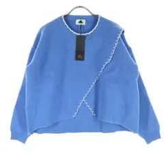 ABITOKYO アビトーキョー ツートンカラー 長袖 セーター 0 ブルー レディース 古着