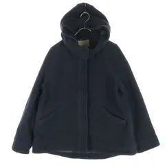 a day in the life アデイインザライフ 長袖 フード付き ジップジャケット 38 ブラック レディース 古着