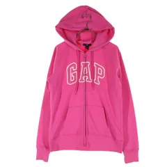 GAP ギャップ 長袖 裏起毛 パーカー M ピンク レディース 古着