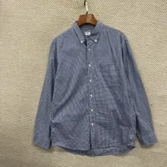 ユニクロ カジュアル CHECK 長袖 シャツ L A04626