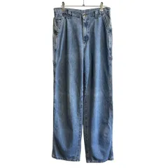 Lee DUNGAREES デニムペインターパンツ コットンパンツ ライトブルー 青 W30程度 No.M095