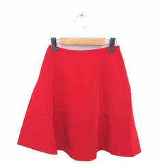 リエンダ rienda フレア ギャザー スカート ミニ 薄手 無地 シンプル F 赤 レッド /TT38