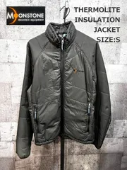 美品 クリーニング済 ムーンストーン サーモライト 中綿ジャケット S ブラウン MOONSTONE