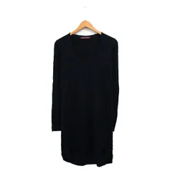 コントワーデコトニエ COMPTOIR DES COTONNIERS ワンピース ロング 長袖 シルク シンプル 5 ネイビー 紺 /KT23