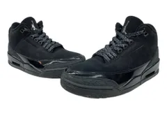 ナイキ NIKE 24年製 AIR JORDAN 3 RETRO BLACK CAT エア ジョーダン レトロ ブラックキャット AJ3 シューズ 黒 CT8532-001 メンズ靴 スニーカー ブラック 26.5cm 104S-1131のサムネイル