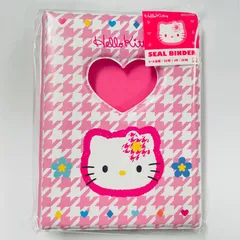ハローキティ　サンリオ　シール手帳・シールバインダー　Y2K柄　平成レトロ　サンスター文具　4901770742458