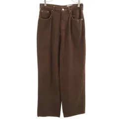 Wrangler ラングラー 日本製 ロングパンツ W32 ブラウン レディース 古着