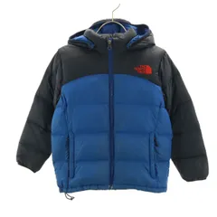 THE NORTH FACE ノースフェイス アコンカグア ダウンジャケット 130 ネイビー NDJ91207 アウトドア キッズ 古着