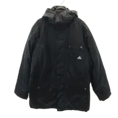 adidas アディダス 中綿コート O ブラック メンズ 古着