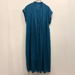 2025年 B.C STOCK Simplicite 手洗い可 ボイルワンピース ターコイズブルー 【送料込み】