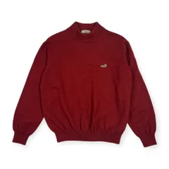 CROCODILE クロコダイル ウール ニット セーター L/えんじ色 メンズ