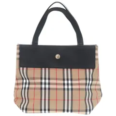 美品 バーバリー ノバチェック ミニハンドバッグ レザー ベージュ ハンドバッグ 0641 BURBERRY
