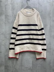 美品 ZARA ザラ ボーダー ニット セーター sizeS/黒ｘベージュ  ◆■レディース