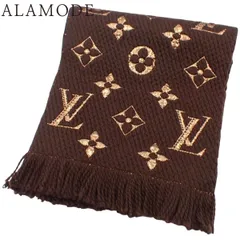 LOUIS VUITTON(ルイ・ヴィトン) エシャルプ・ロゴマニア シャイン マフラー アパレル ファッション小物 モノグラム ウール シルク ポリエステル マロン ブラウン茶 ゴールド金 M71383 レディース 40802174662【アラモード】