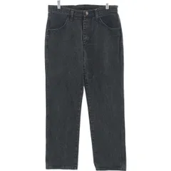 古着 ラスラー RUSTLER ブラックデニム テーパードデニムパンツ メンズw32相当/eaa417400