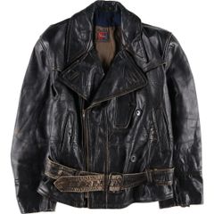 40s ドイツ軍 モーターサイクルジャケット vintage ダブルライダース