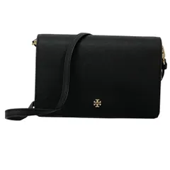 TORY BURCH(トリーバーチ) ショルダーバッグ - 黒 ストラップ着脱可 レザー