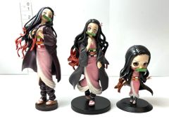 귀멸의 칼날 가문 禰豆子 피규어 3체 세트 Q posket GLITTER&GLAMOURS 슈퍼 프리미엄 피규어 SPM 1/16