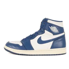 NIKE ナイキ サイズ:US8.5(26.5cm) | AIR JORDAN 1 RETRO HIGH OG STORM BLUE (555088-127) | エアジョーダン1 レトロ ハイ | ホワイト ストームブルー【メンズ】【中古】