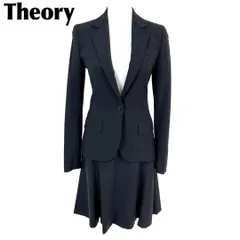 【美品】Theory スーツセットアップ ジャケットO スカートXO ベルト付き