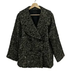 MOGA(モガ) コート サイズ2 M レディース美品  - ベージュ×黒 長袖/春/秋