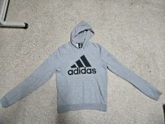 メンズL アディダス フーディー (起毛X)