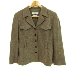 ボールジー ジャケット アウター ツイード イタリア生地 トゥモローランド レディース 38サイズ ブラウン BALLSEY 【中古】