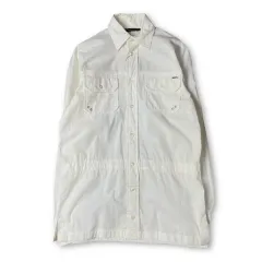 POLO RALPH LAUREN ゴルフ アイボリー ツーポケット 長袖 シャツ