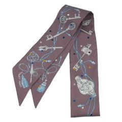 エルメス ツイリー レクレアポア マロングラッセ 美品 ピンク系 鍵