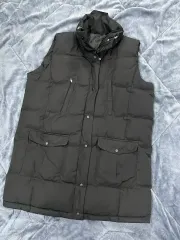 レディース ゆったり フリーサイズ ダウンジャケット ロング丈 ベスト