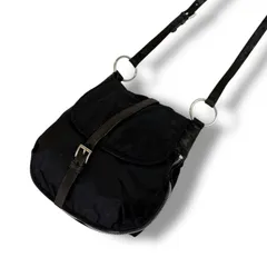 プラダ　PRADA トライアングルロゴ　ショルダーバッグ　ブラック　黒　テスートナイロン